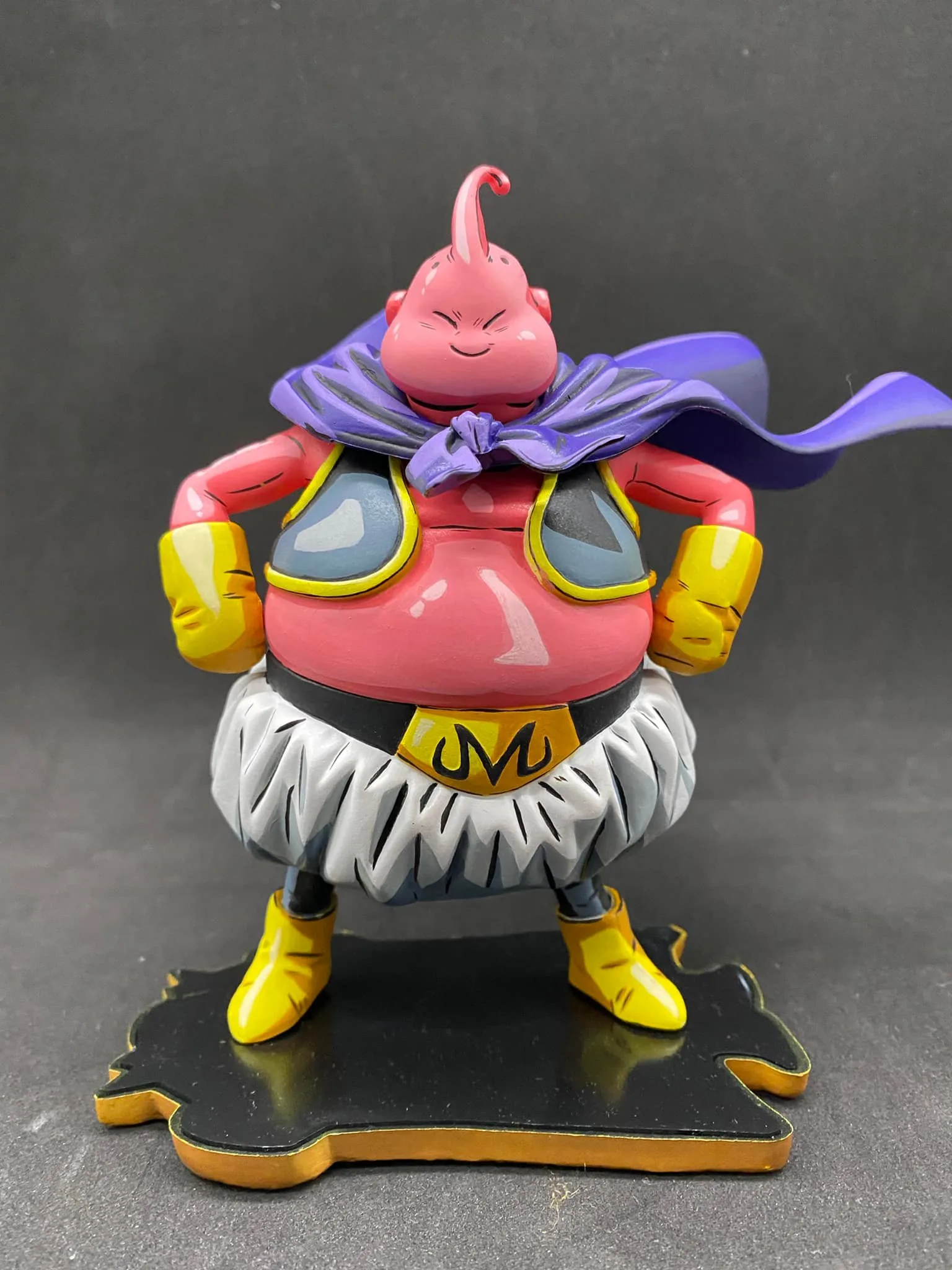Majin Buu Dragon Ball Z custom figure with manga-style repaint finish